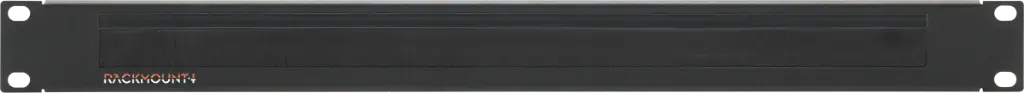 1U Brush Plate - Black